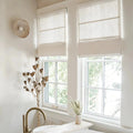 Smart Motorized Plain Roman Shade Cordless