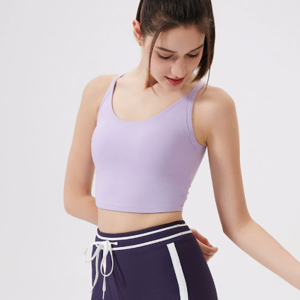 Cloud Sense Knot Beauty Back Yoga Underwear Women Shockproof Yoga Clothing Top Outer Wear Running Bra Workout Yoga Vest