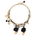 Dolce & Gabbana Baroque Multi-Ornament Lace Flower & Coin Layered Chain Necklace