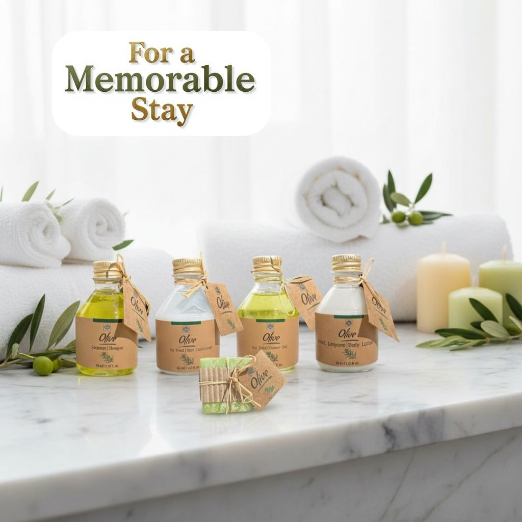 Roomsium Olive Toiletry Set, 75 Pieces