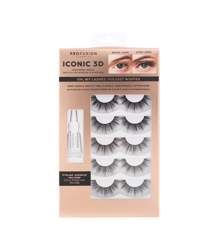 Faux Eyelash & Adhesive Set
