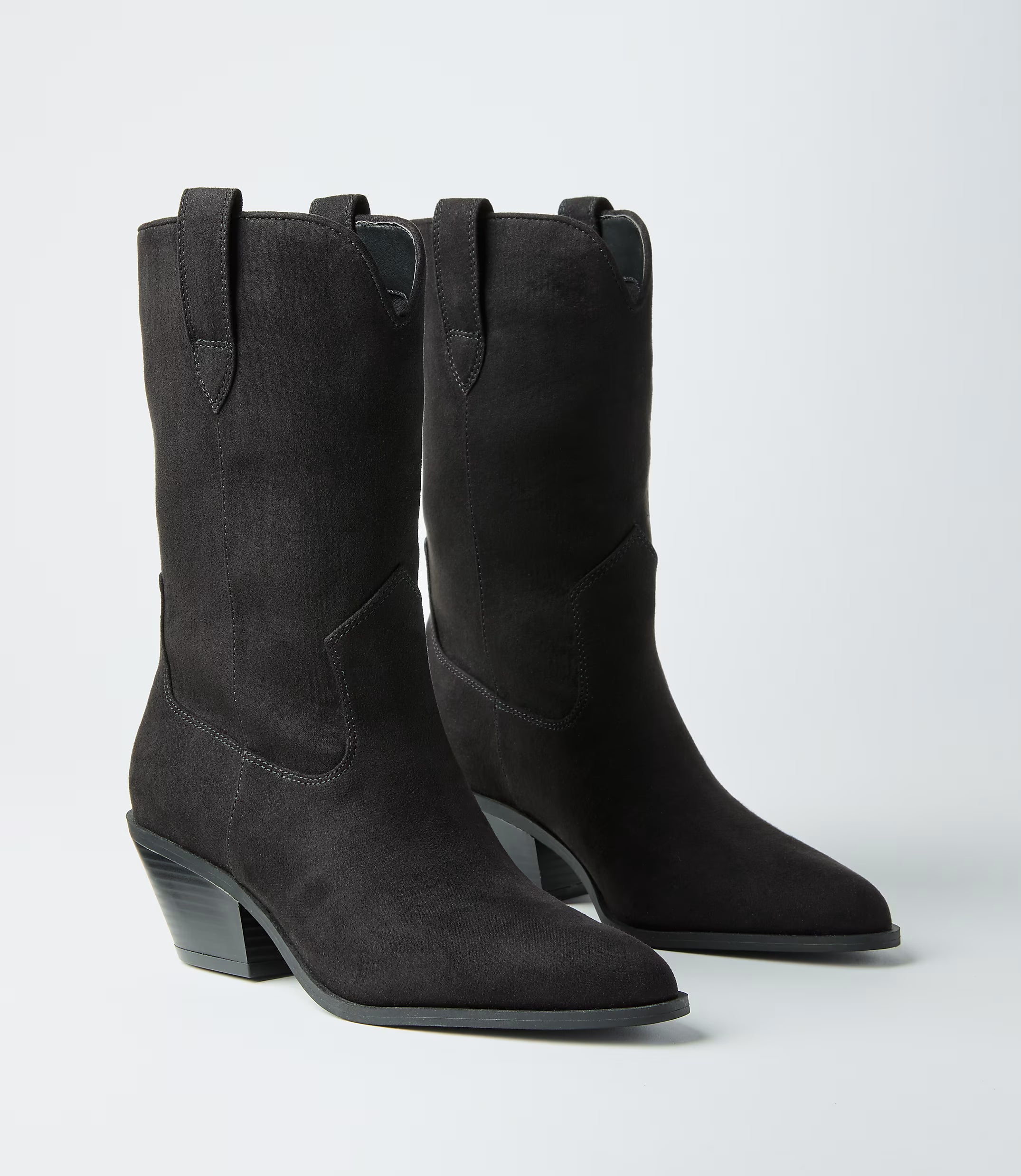Mid Calf Western Boots
