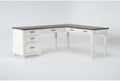 Aberdeen 3 Piece Modular 80" L-Shaped Computer Desk | Drawers | Storage | Writing