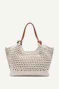 PAULA CROCHET LOGO MEDIUM COMMUTER TOTE