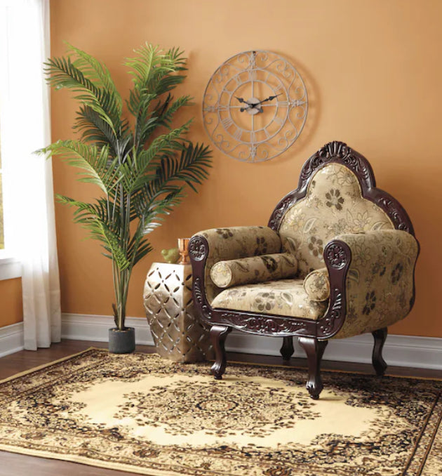 Flourished Carved Armchair