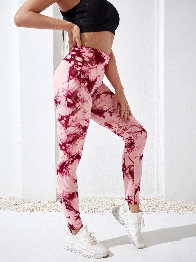 Fashion Women Leggings For Fitness Yoga Pants Push Up Workout Sports Legging Women's Seamless Workout Leggings High Waist Tummy Control Yoga Pants Gym Compression High Waist Gym Ladies Clothing
