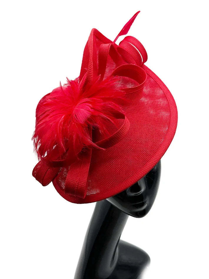 Elegant Irregular Feather Dress Fascinator Hat