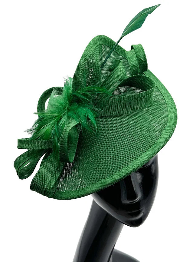 Elegant Irregular Feather Dress Fascinator Hat