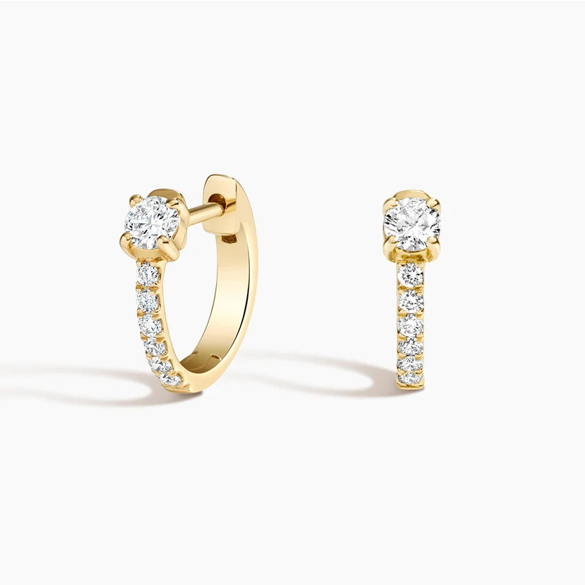 Brilliant Earth Taylor Lab Diamond Huggie Earrings (1/3 ct. tw.) in 14K Yellow Gold