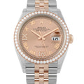 Rolex Datejust 36 Diamond Rosé Dial Two-Tone Jubilee Watch 126281RBR