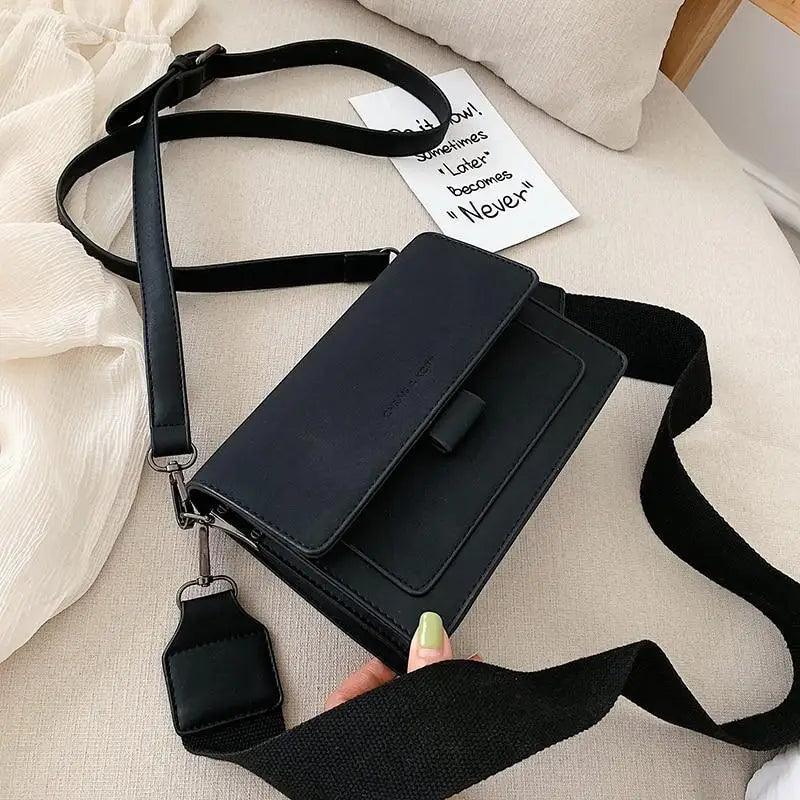 Luxuries Mini PU Leather Flap Bags For Women Ladies Shoulder Handbags - Female Trendy Cross Body Mobile Phone Bag