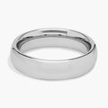 Comfort Fit Wedding Ring in Classic Gray Tungsten Carbide (6mm)