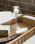 Neeva Glass & Silver Tealight Lamp